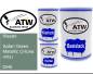 Preview: Nissan, Safari Green Metallic (2-tone only), DH6: 500ml Lackdose + 500ml Klarlack + 250ml Härter - Set, von ATW Autoteile West.